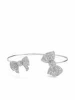 David Morris bracelet jonc Beau en or blanc 18ct orné de diamants - Argent