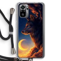 Night Guardian: Xiaomi Redmi Note 10S Transparant Hoesje met koord