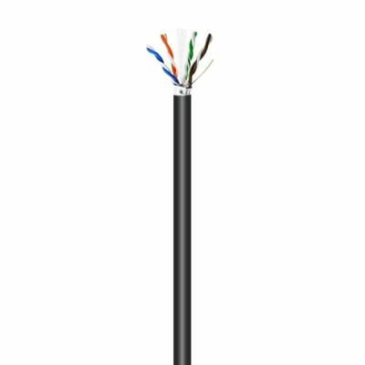 Stevige UTP-netwerkkabel Cat6 Aisens AWG24 Zwart 305 m