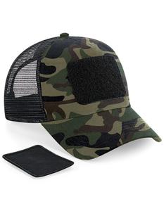 Beechfield CB641 Removable Patch Snapback Trucker - Jungle Camo - One Size