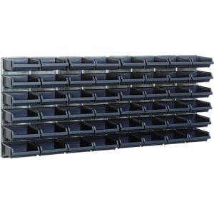 Raaco Wandsysteem Magazijnbakken 2 Panelen + 48 bakjes - 181204