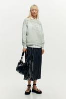 midirok met arty textuur - BLACK - S