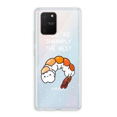 You're Shrimply The Best: Samsung Galaxy S10 Lite Transparant Hoesje