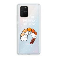You're Shrimply The Best: Samsung Galaxy S10 Lite Transparant Hoesje