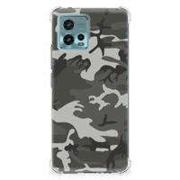otorola Moto G72 Doorzichtige Silicone Hoesje Army Light