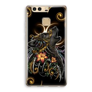 Huilende Wolf: Huawei P9 Transparant Hoesje