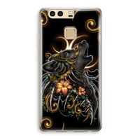 Huilende Wolf: Huawei P9 Transparant Hoesje