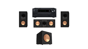 Onkyo TX-NR6100 7.2 receiver + Klipsch Reference Surround set - Zwart