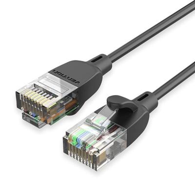 Stevige UTP-netwerkkabel Cat6 Vention IBIBL Zwart 10 m