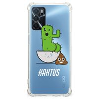 OPPO A16 | A16s | A54s Stevig Bumper Hoesje Cactus Poo - thumbnail