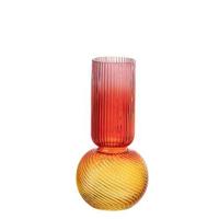 J-Line Vaas Aurora Glas Rood|Geel Small