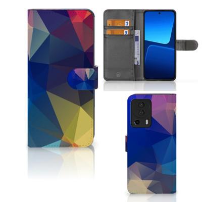Xiaomi 13 Lite | Book Case | Polygon Dark Xiaomi 13 Lite | Book Case | Polygon Dark
