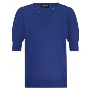 Lady day - Blauw | Dames | Trui | Blauw | M | regular | Kamst mode