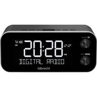 Albrecht DR 455 Wekkerradio DAB+, VHF (FM) Wekfunctie Zwart