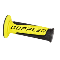 Handvatset Doppler Radical zwart/geel - thumbnail