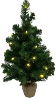 Own Tree verlichte kunstkerstboom in juten zak 45cm Own Tree verlichte kunstkerstboom in juten zak 45cm