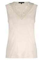 Tramontana Lace Detailed Singlet C33-17-403 Tops En Singlets 006800 Stone