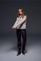 Anne faux leather trousers - black - 13328