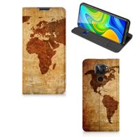Xiaomi Redmi Note 9 | Book Cover | Wereldkaart