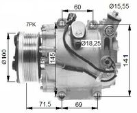 Compressor, airconditioning 32491