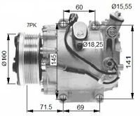 Compressor, airconditioning 32491 - thumbnail