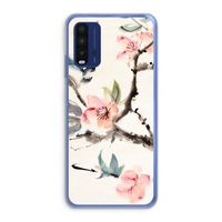 Japanse bloemen: Xiaomi Redmi 9T Transparant Hoesje