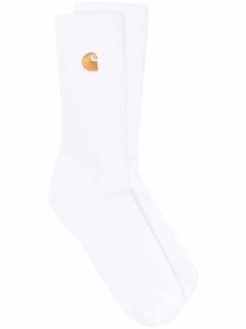 Carhartt WIP chaussettes à logo brodé - Blanc