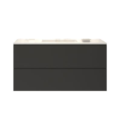 Badkamermeubelset Gliss Zeus 100 cm Mat Zwart