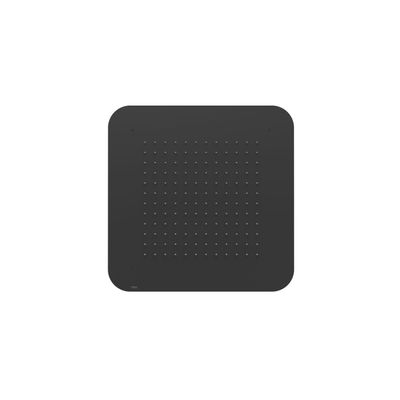 Hoofddouche Tres Plafond 42x42 cm Vierkant Patroon Ronde Hoeken Mat Zwart