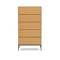 Kave Home Vedrana ladekast met 5 laden in eiken