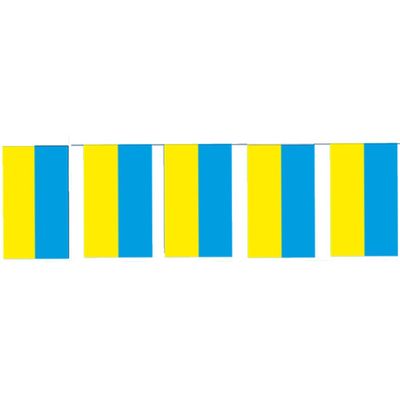 Papieren slinger Oekraine 4 meter landen decoratie