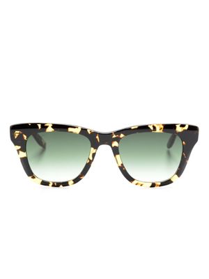 Barton Perreira lunettes de soleil à monture effet écaille de tortue Claudel - Marron