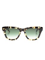 Barton Perreira lunettes de soleil à monture effet écaille de tortue Claudel - Marron