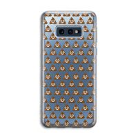 Poop emoji: Samsung Galaxy S10e Transparant Hoesje