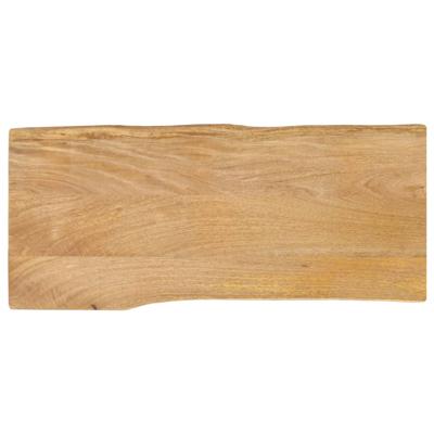 Tafelblad met natuurlijke rand 100x40x2,5 cm massief mangohout