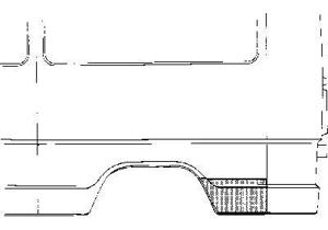 Plaatwerkdeel Edes Rechts 207.paneel Rechts Achter 3071144