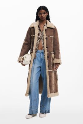 Dubbelzijdige jas - BROWN - S