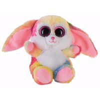 Speelgoed knuffel roze gekleurd haasje/konijntje 15 cm - thumbnail