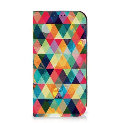 iPhone 15 Pro | Hoesje met Magneet | Geruit