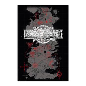 Poster Game of Thrones Map 61x91,5cm