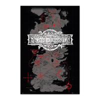 Poster Game of Thrones Map 61x91,5cm - thumbnail