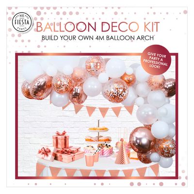 Globos Ballonnen boog set rose goud
