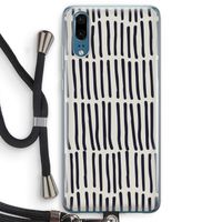Moroccan stripes: Huawei P20 Transparant Hoesje met koord