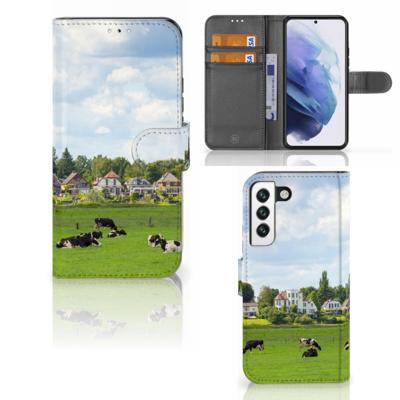 Samsung Galaxy S22 | Telefoonhoesje | Met pasjeshouder | Koeien