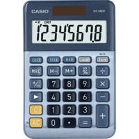 Casio MS-88EM Bureaurekenmachine Blauw Aantal displayposities: 8 werkt op zonne-energie (l x b) 101 mm x 149 mm