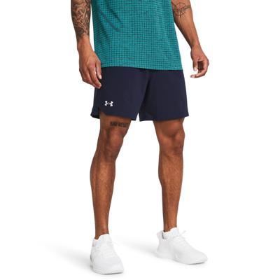 Under Armour Vanish Woven Trainingsbroekje Donkerblauw Wit Under Armour Vanish Woven Trainingsbroekje Donkerblauw Wit