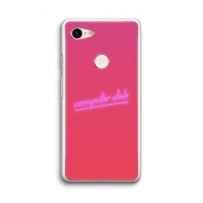Vice Glow: Google Pixel 3 Transparant Hoesje