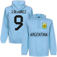 Argentinië J. Álvarez 9 Team Hoodie