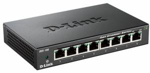 D-Link DES 108 8-poorts Snel Ethernet Onbeheerde Desktopswitch - Zwart