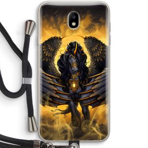 Pegasus: Samsung Galaxy J7 (2017) Transparant Hoesje met koord